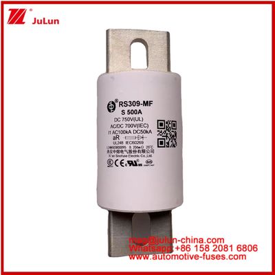 Veículo elétrico 500A 750VDC Potência de acionamento 800A RS309-MF S Estrada Tubular Armazenamento de energia cerâmica e sistemas de energia Carregadores fios Aparelhos e equipamentos automotivos 50KA
