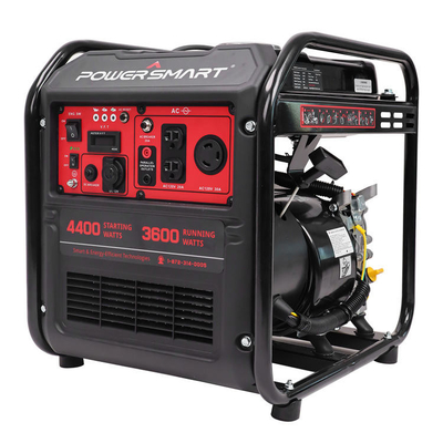 Inversor Doméstico Portátil EUA Em Estoque Powersmart 4400w Energia móvel para exteriores Gerador a gás de estrutura aberta Para Camping Inversor Doméstico Portátil