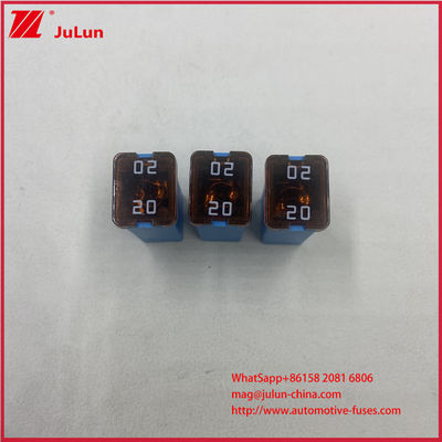Revestimento Estanhado Durável Tamanho Pequeno Mini Fusível Automotivo Quadrado Para Carro 20A 25A 30A 40A 50A 60A Mini Fusível Automotivo Quadrado SUVs Caminhões Veículos Offroad Ônibus
