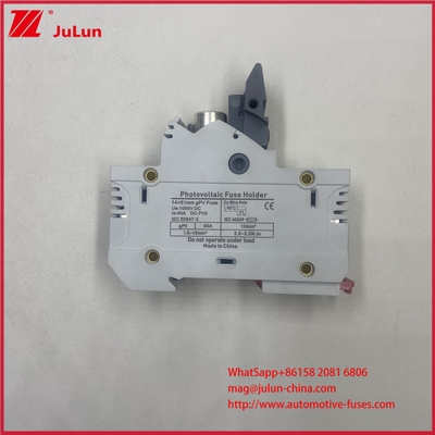 14*51mm gPV 1000VDC 50A FUSE Fusíveis fotovoltaicos PV duráveis Detentores de fusíveis desconectores para aplicações e painéis solares