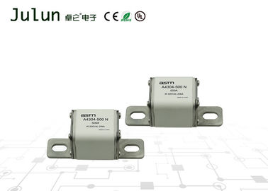 Fusíveis automotivos cerâmicos 750VDC 500A~630A do poder híbrido do veículo elétrico A4303