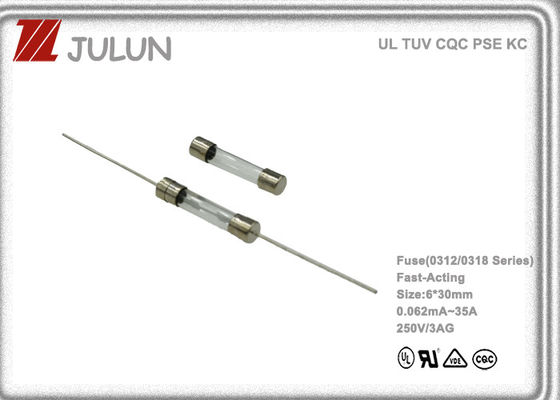 fusível ativo rápido de 50mA 0.05A 250V 5*20mm com tubo cerâmico