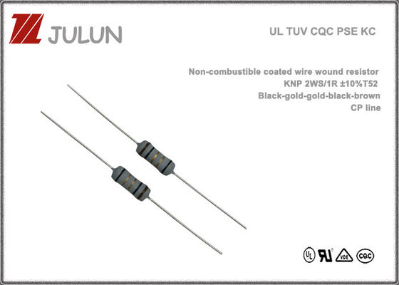 Resistor Subminiature cerâmico revestido não combustível da ferida do fio