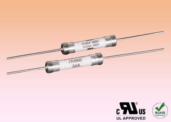 Fusíveis ativos rápidos automotivos de 500VAC/C.C. 6x32mm