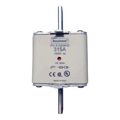 C.C. 50 do IEC 1000V - fusível fotovoltaico da tela 160A