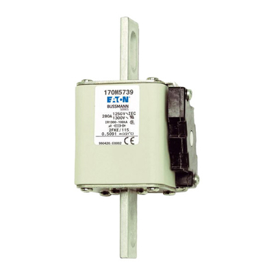 série padrão europeia do sistema do fusível 170M5739 do quadrado de 1250V 50A-1400A